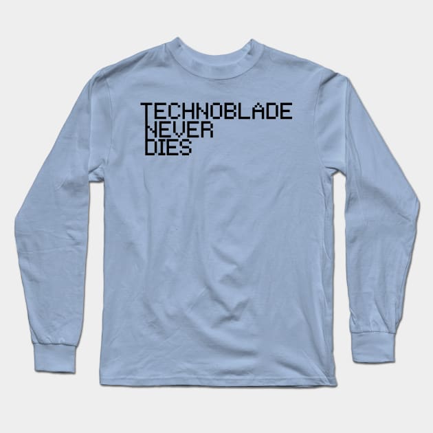 technoblade never dies Long Sleeve T-Shirt by nowsadmahi